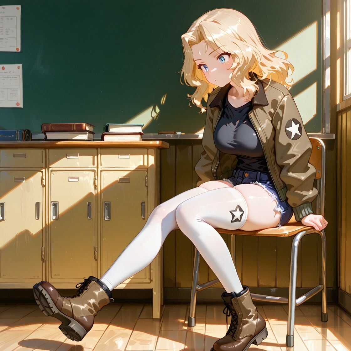 しのるのCG集「ガールズ＆パンツァー＃B2」 サンプル4ページ目