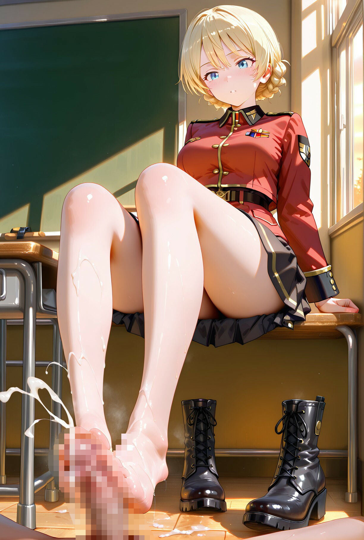 しのるのCG集「ガールズ＆パンツァー＃B2」 サンプル9ページ目