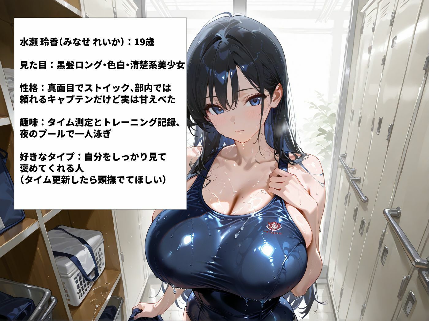 爆乳水泳部員を順番に呼び出しずぶ濡れセックス サンプル1ページ目