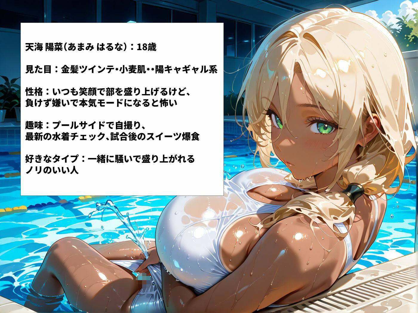 爆乳水泳部員を順番に呼び出しずぶ濡れセックス サンプル4ページ目