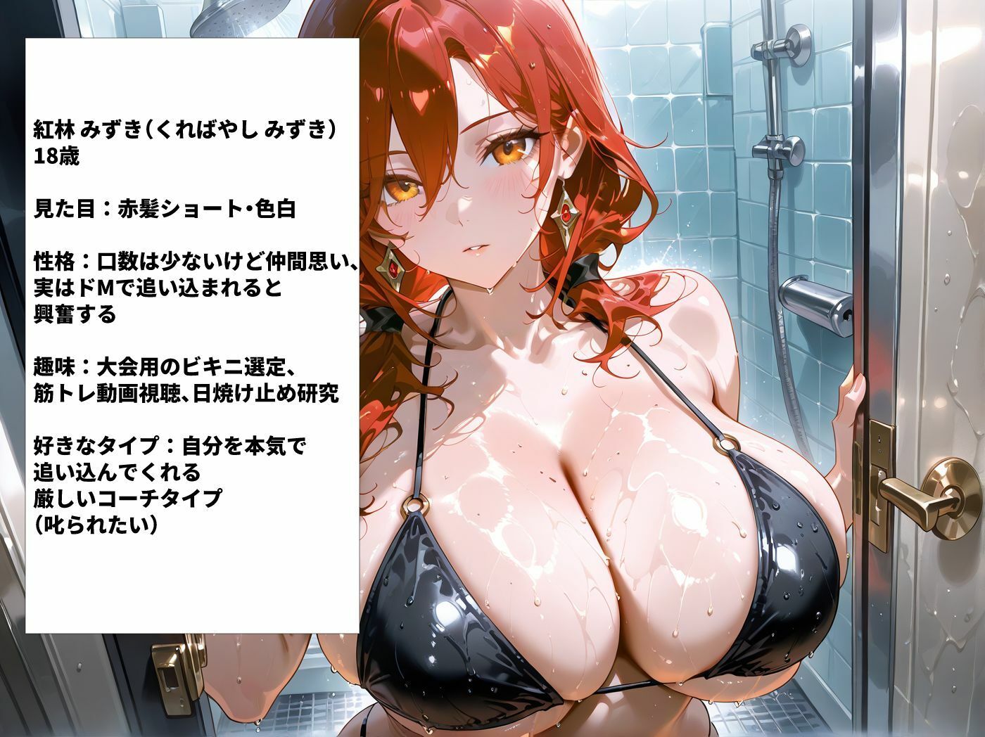 爆乳水泳部員を順番に呼び出しずぶ濡れセックス サンプル7ページ目