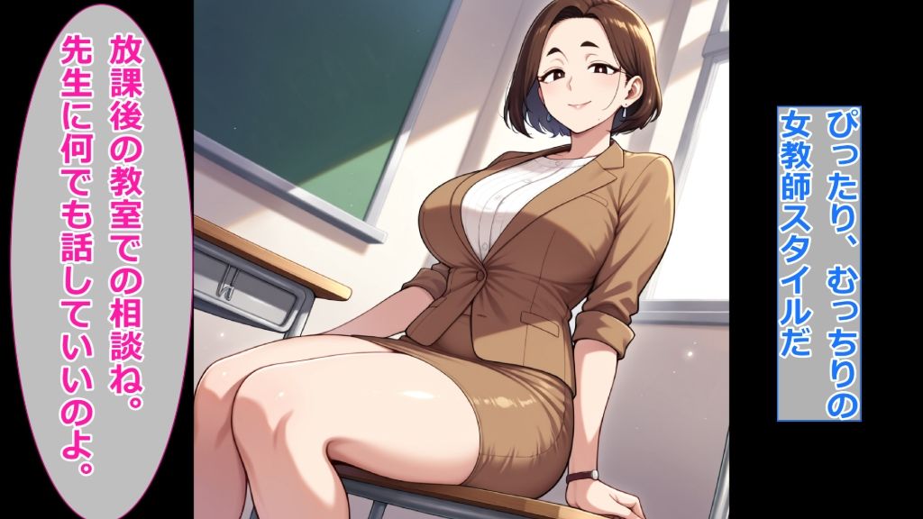【コスプレ服装編】ぽっちゃり人妻上司と着衣のままイチャイチャする3 サンプル3ページ目