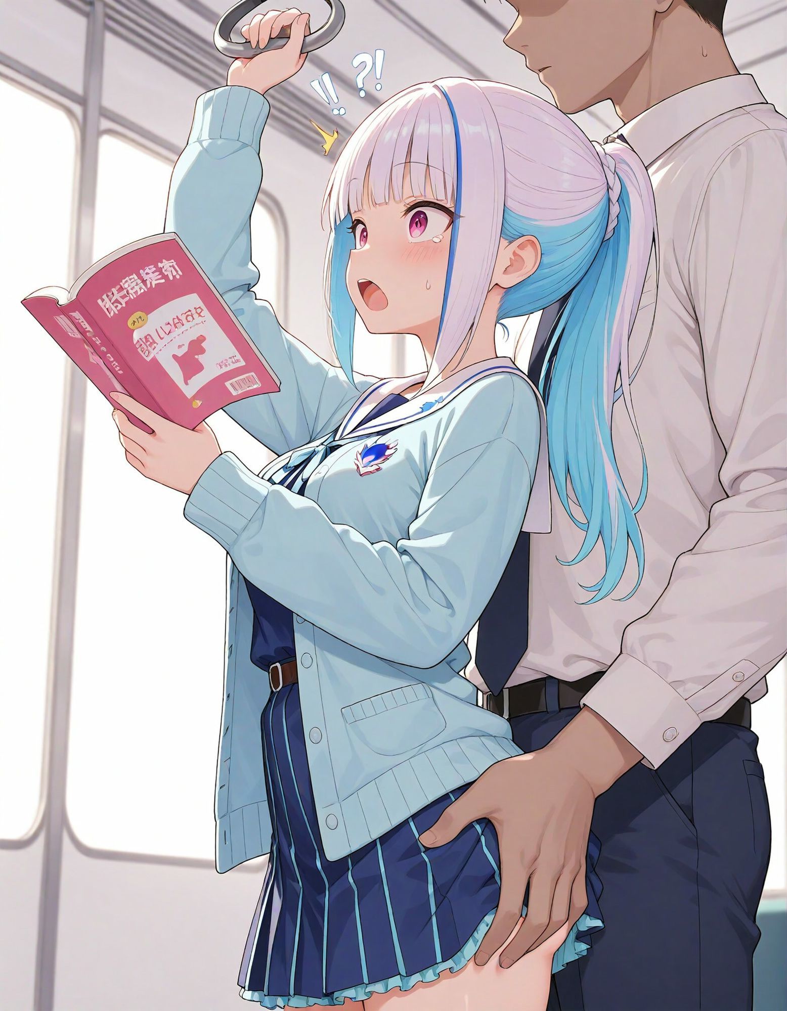 痴●電車 犯●れた少女 リゼ・ヘルエ●タ編 サンプル3ページ目