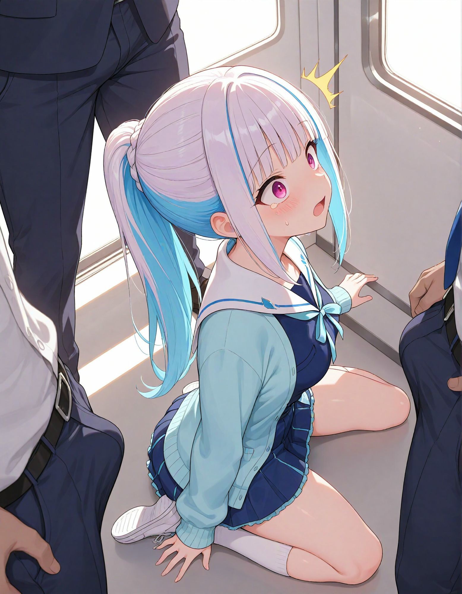 痴●電車 犯●れた少女 リゼ・ヘルエ●タ編 サンプル7ページ目