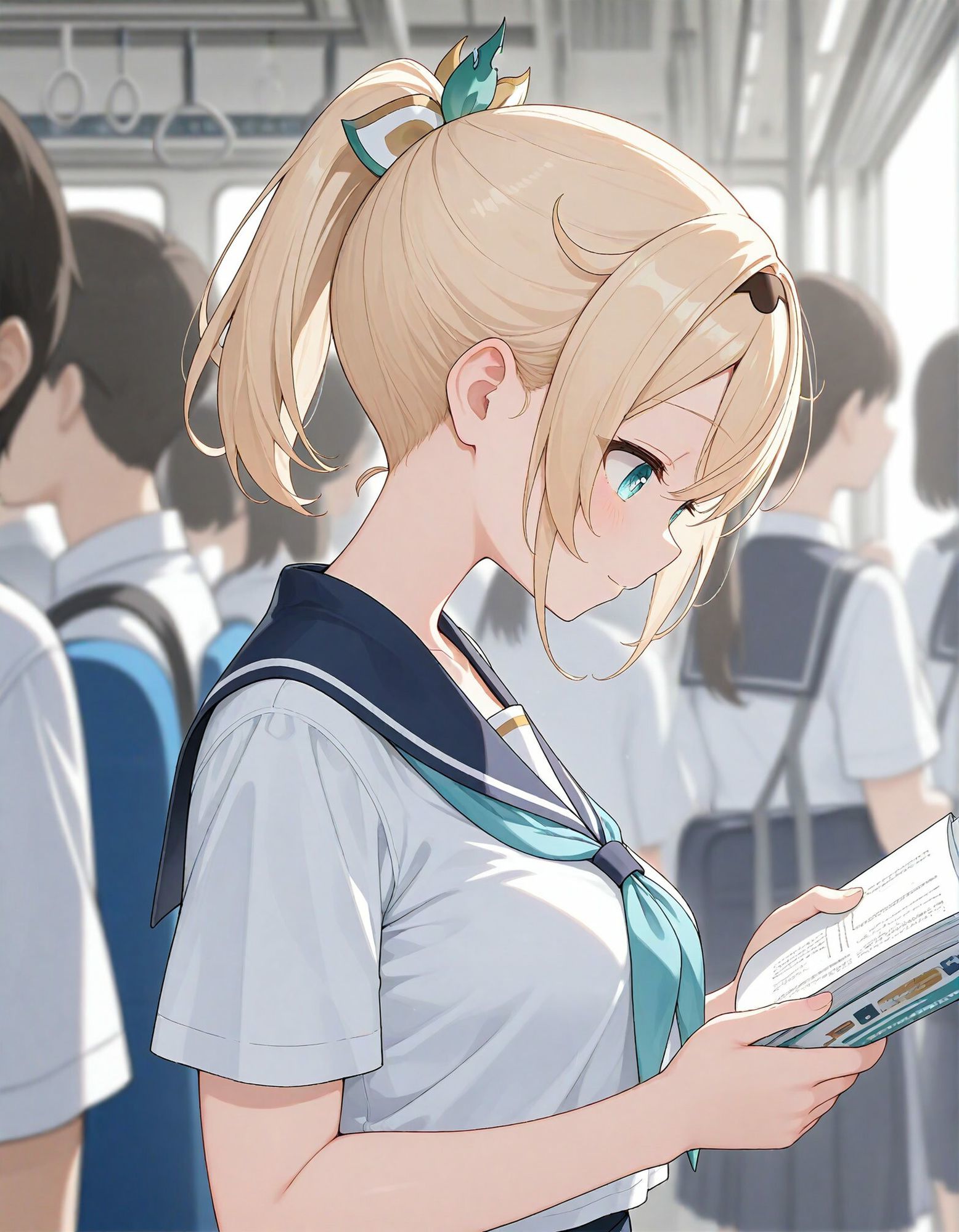 痴●電車 犯●れた少女 風真い●は編 サンプル2ページ目