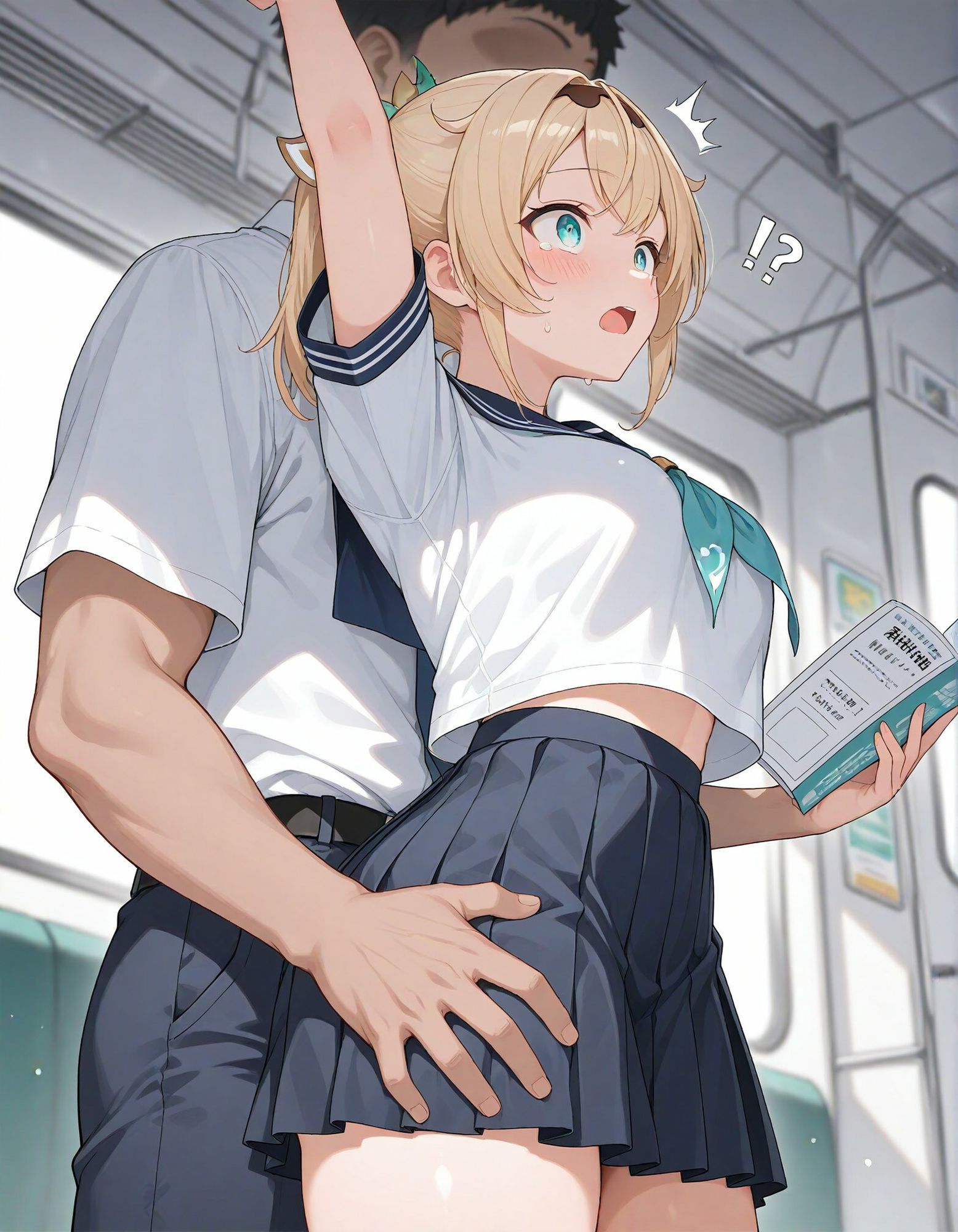 痴●電車 犯●れた少女 風真い●は編 サンプル3ページ目