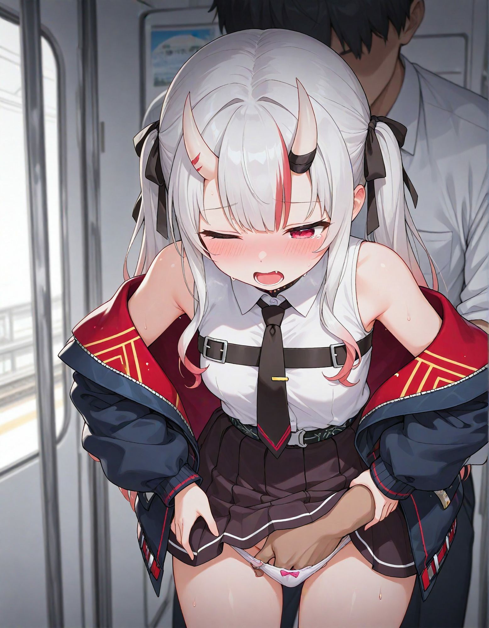 痴●電車 犯●れた少女 百鬼あ●め編 サンプル4ページ目