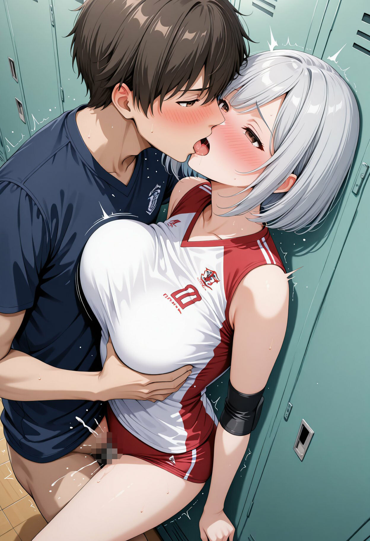 バレー部に女子部員が入って来たので襲ってみた サンプル3ページ目