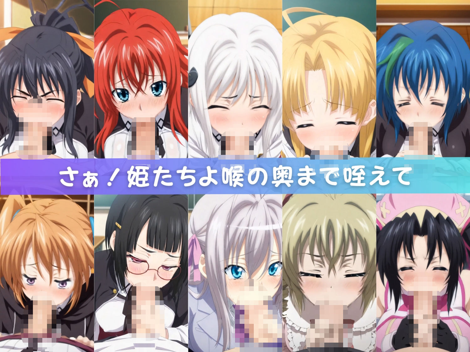 【主観・フェラチオ動画】〜ハ●スクールD×D〜 サンプル1ページ目