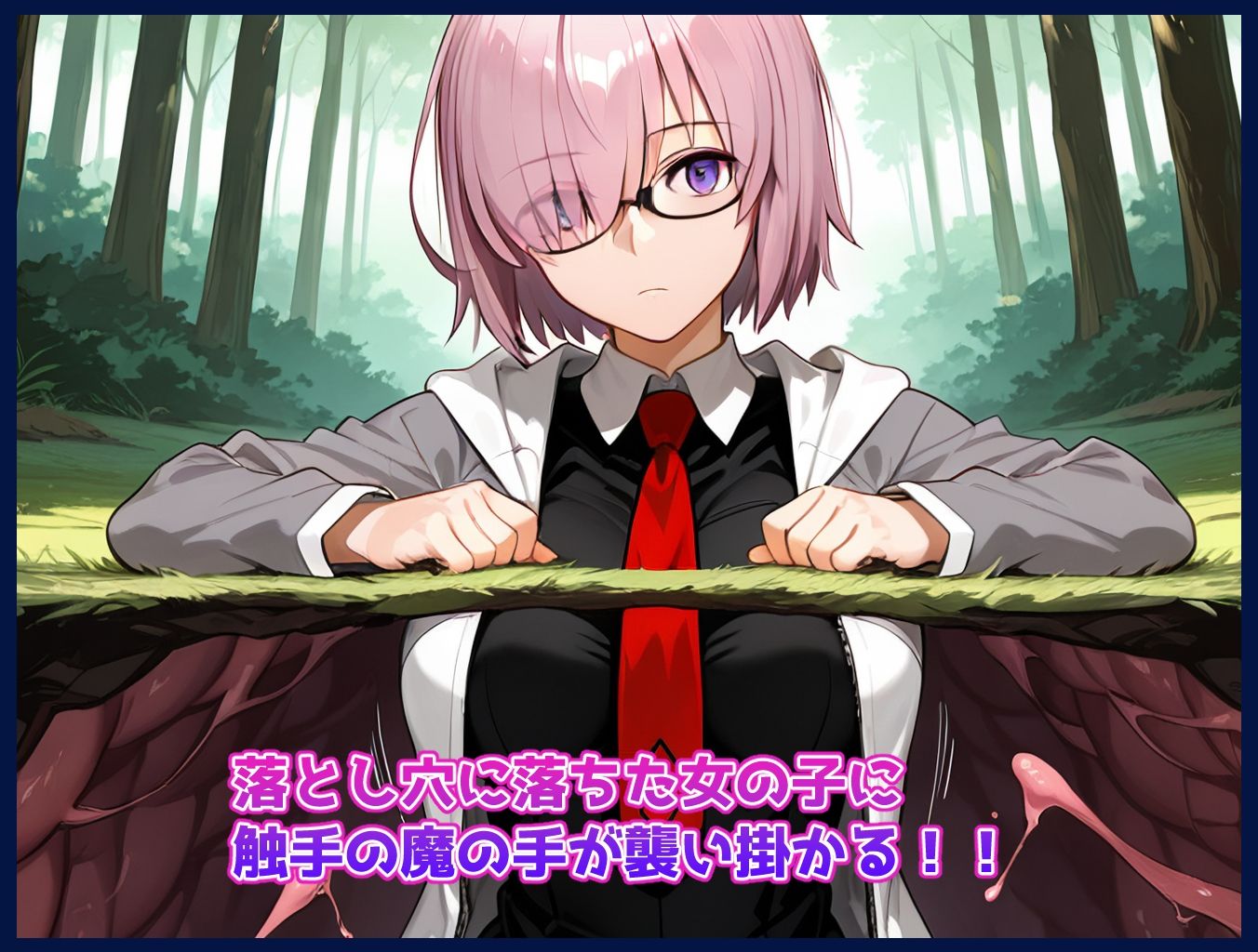 感覚遮断落とし穴VSマシュ サンプル2ページ目