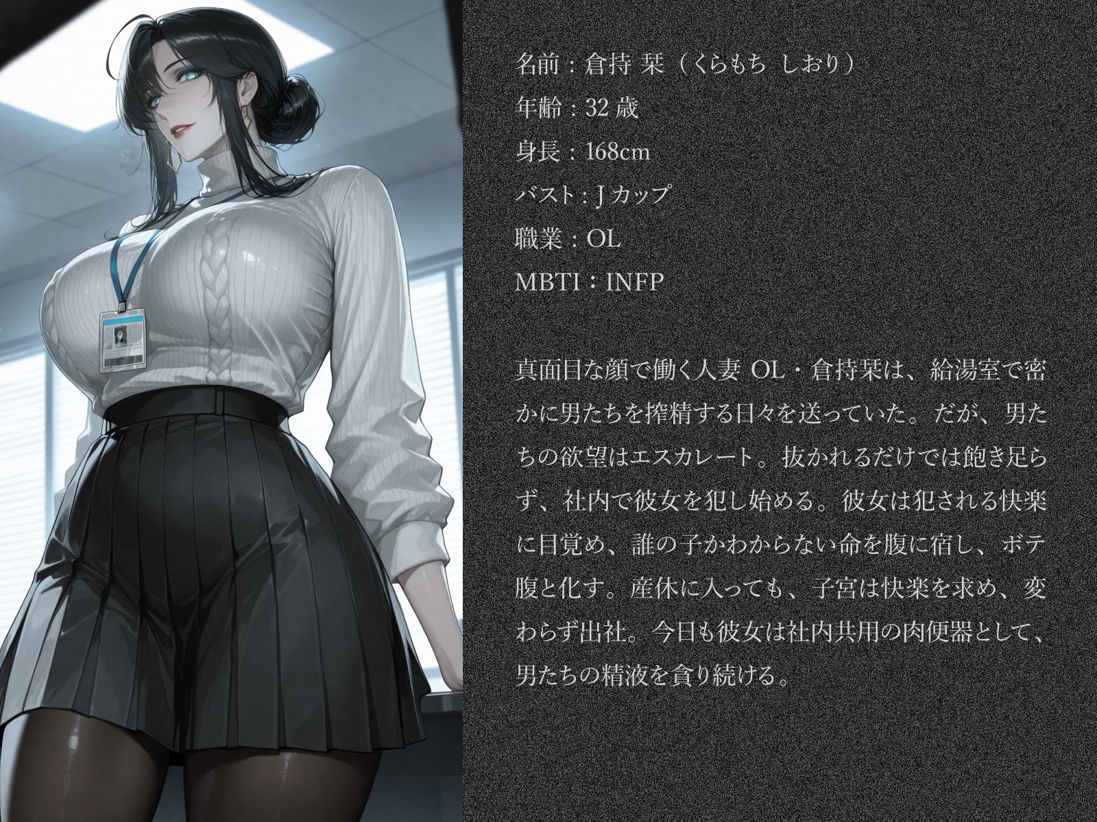 給湯室で搾精してた人妻OLボテ腹社内共用肉便器堕ち サンプル10ページ目
