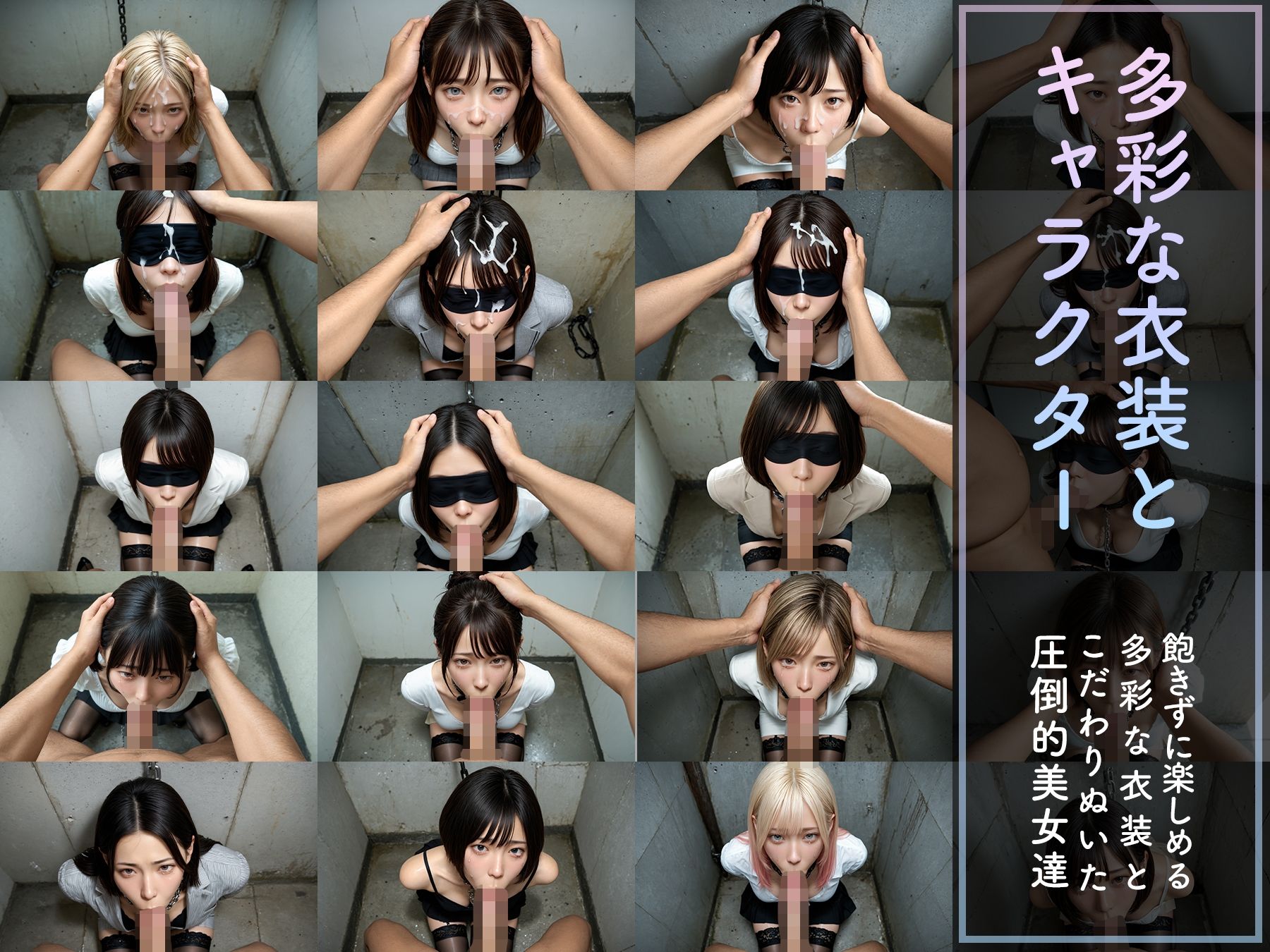 【音声付4K動画】夢幻 精飲肉便器 美人OL ニーハイストッキング編 サンプル10ページ目