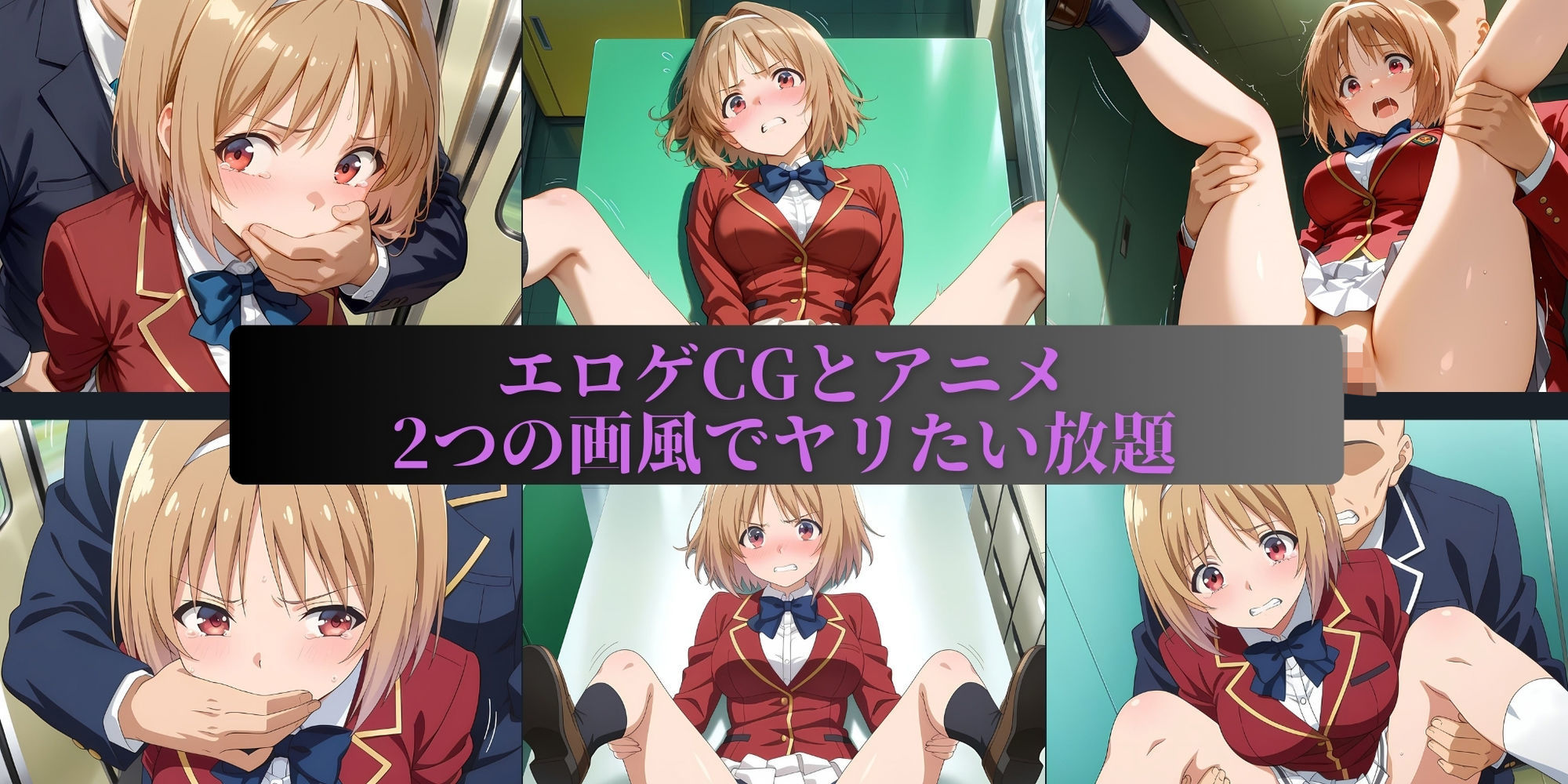 櫛田〇梗に色々無理やりひどいことする本 サンプル8ページ目