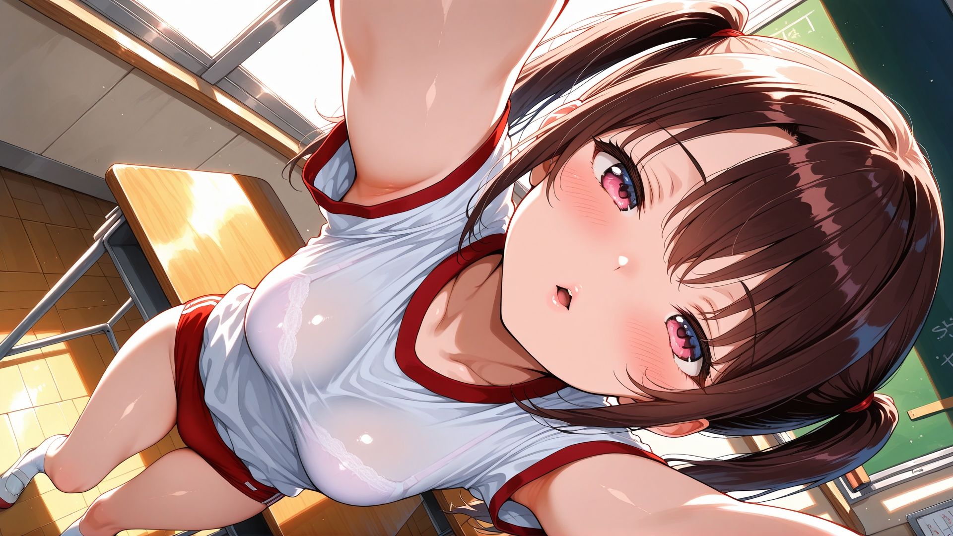 ブルマ日和。― ツインテール編:ブラ透け ― サンプル1ページ目
