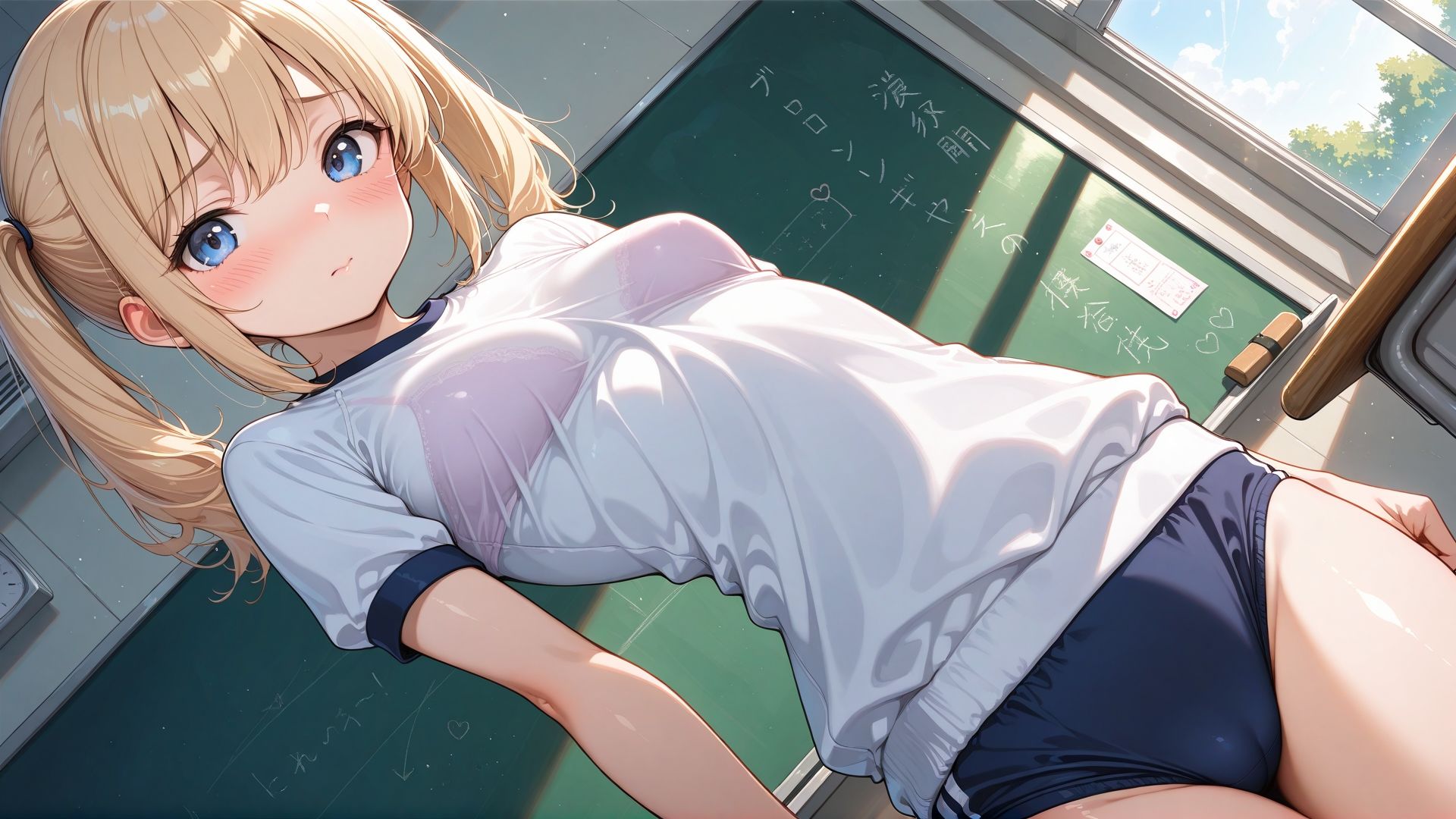 ブルマ日和。― ツインテール編:ブラ透け ― サンプル2ページ目