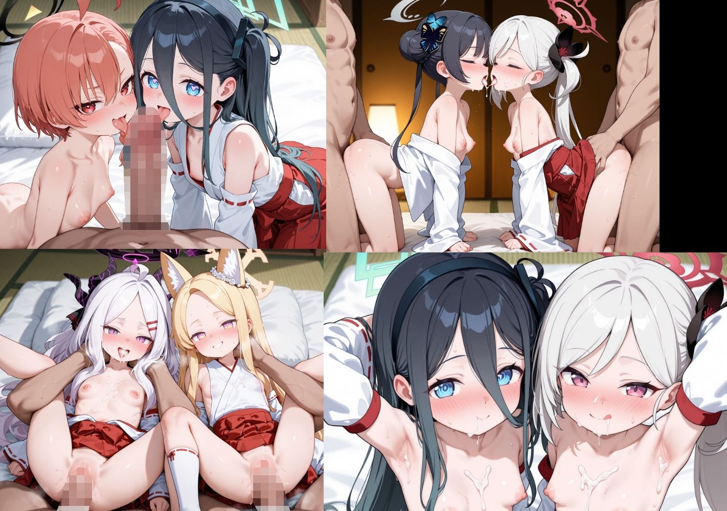 ブ●アカ  巫女服エッチCG集 サンプル5ページ目