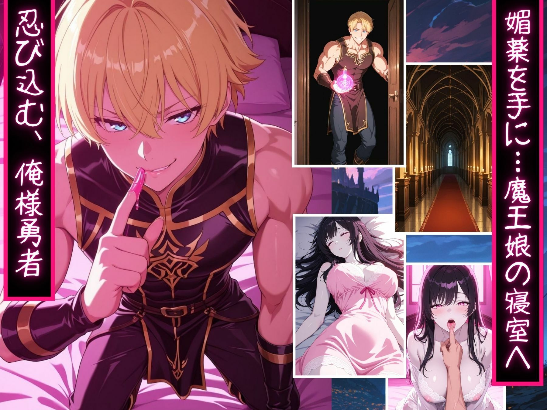媚薬夜●いで魔王娘を絶頂堕ち（はーと） ワガママ勇者の異世界処女中出し支配 サンプル2ページ目