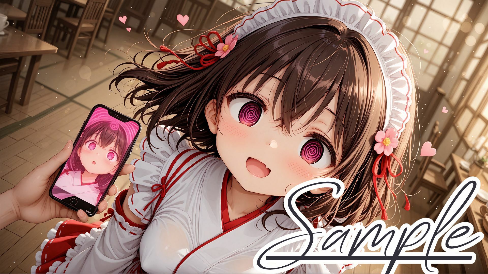 さいみん巫女メイドさん サンプル3ページ目