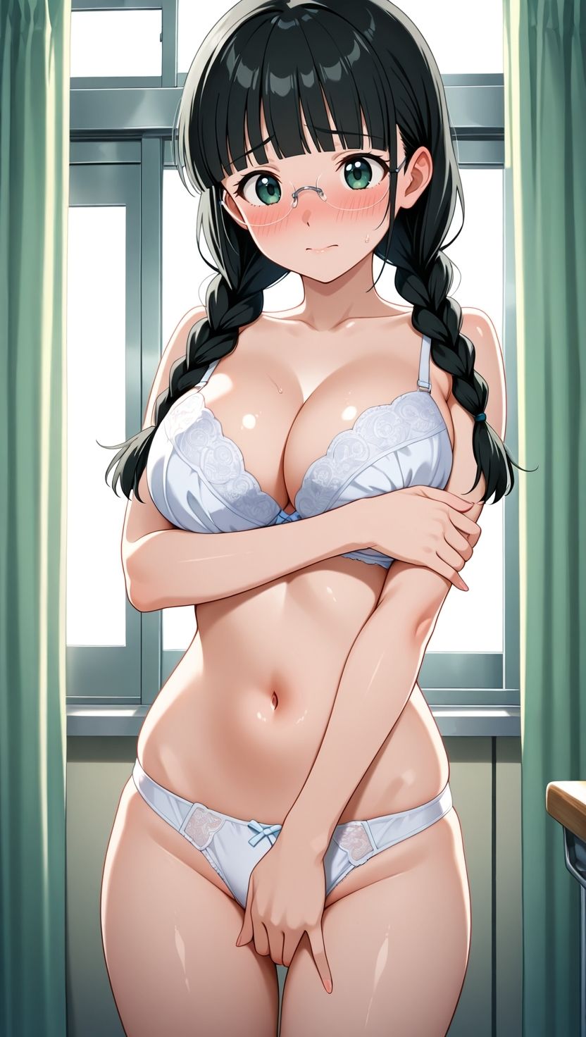 三つ編み優等生妹が兄に犯●れ快楽堕ち サンプル5ページ目