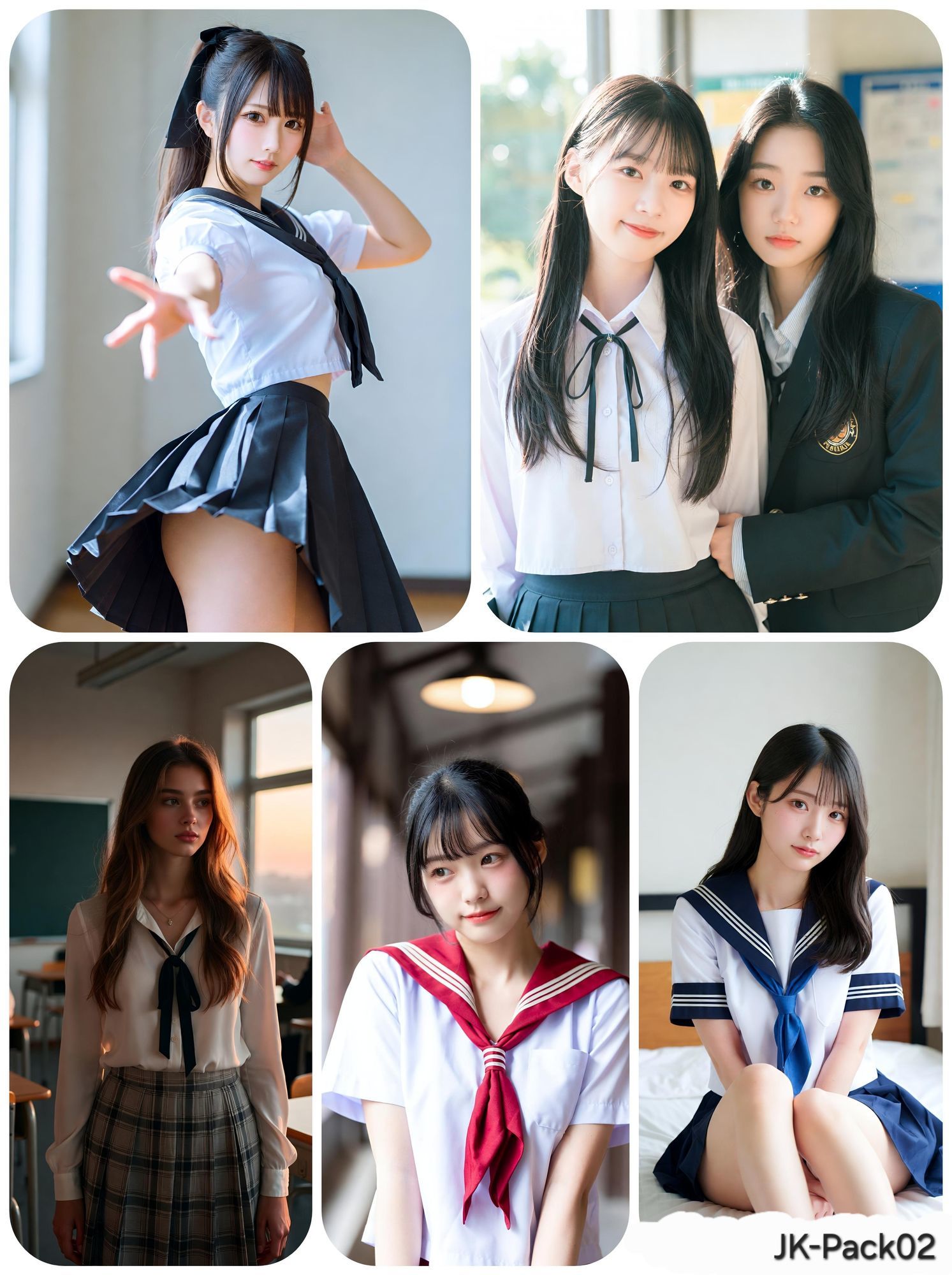 こんな美女が脱いでくれるの！？  JK-Pack02 サンプル3ページ目