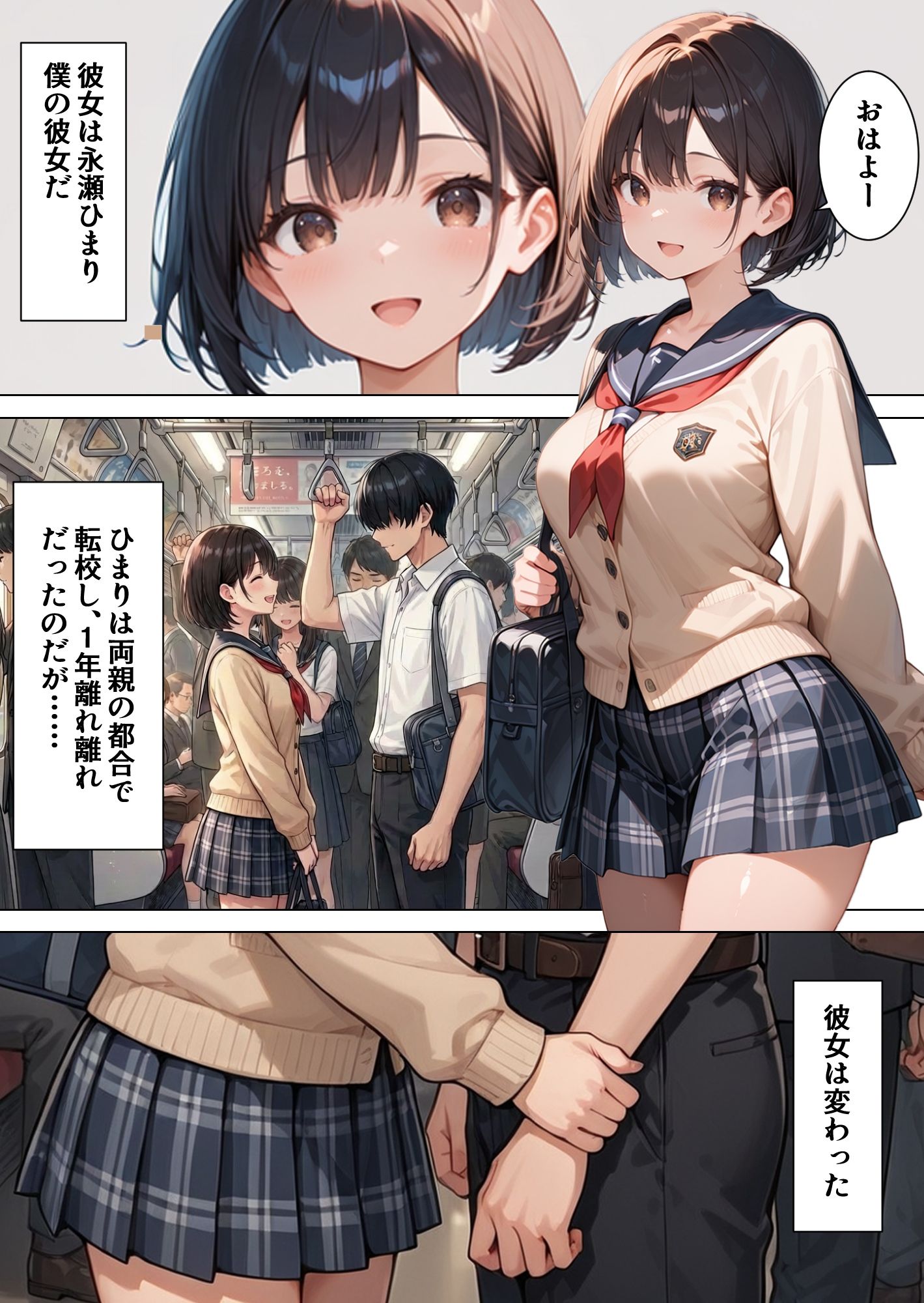 性教育学園X やりまくり！発情彼女1 vol.53【セリフ入有】 サンプル1ページ目