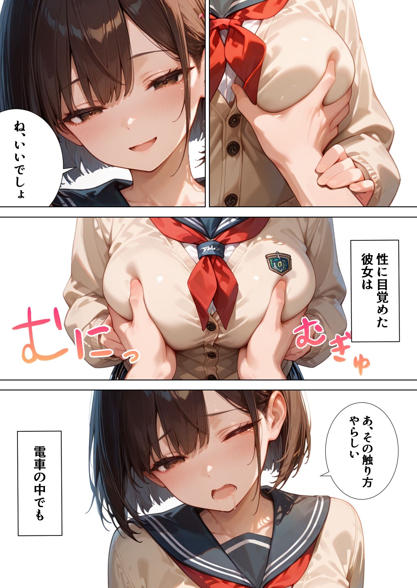 性教育学園X やりまくり！発情彼女1 vol.53【セリフ入有】 サンプル3ページ目
