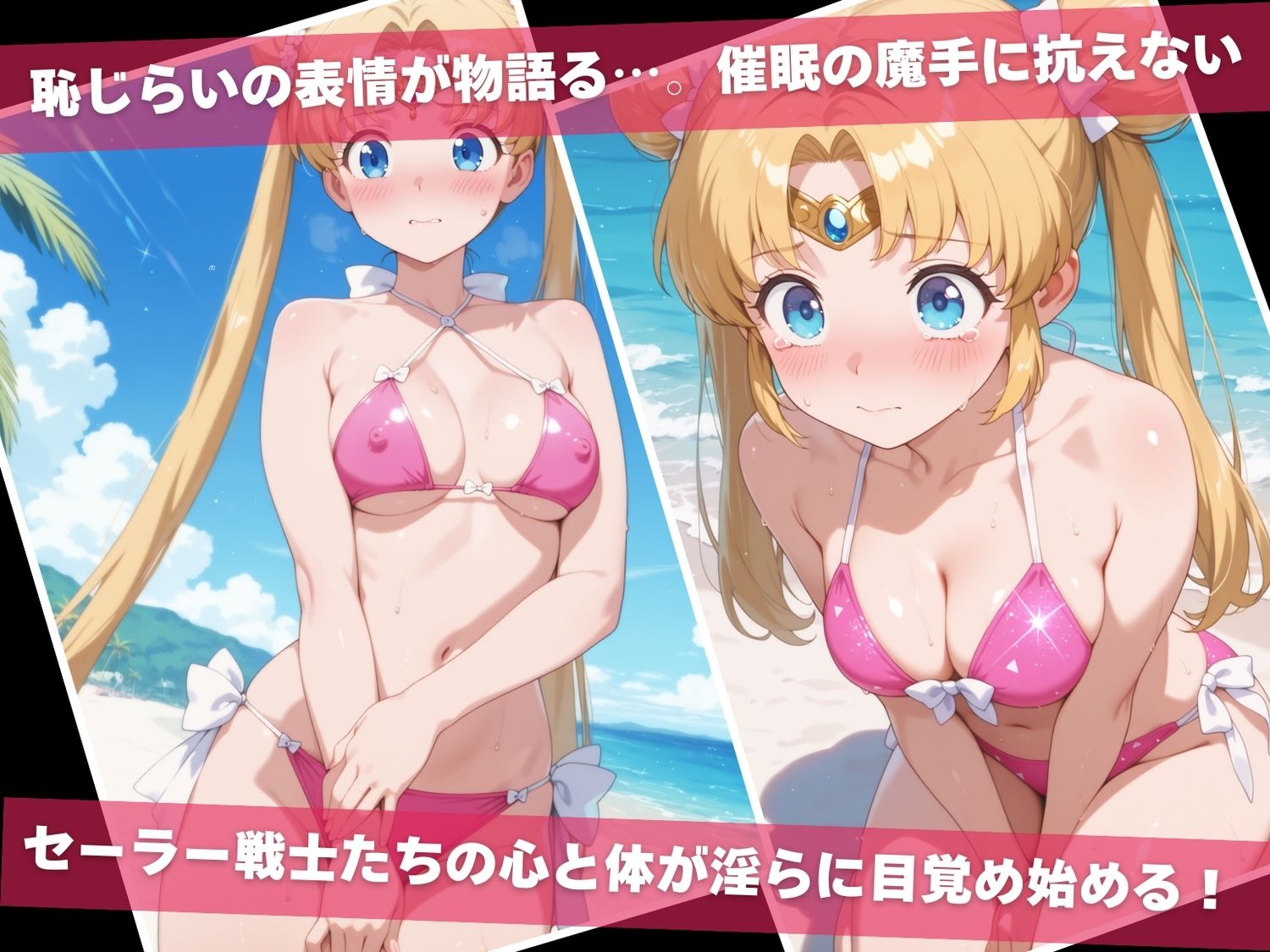 セー●ームーン陥落計画  〜おじさんに操られたセーラー戦士たち〜 サンプル2ページ目