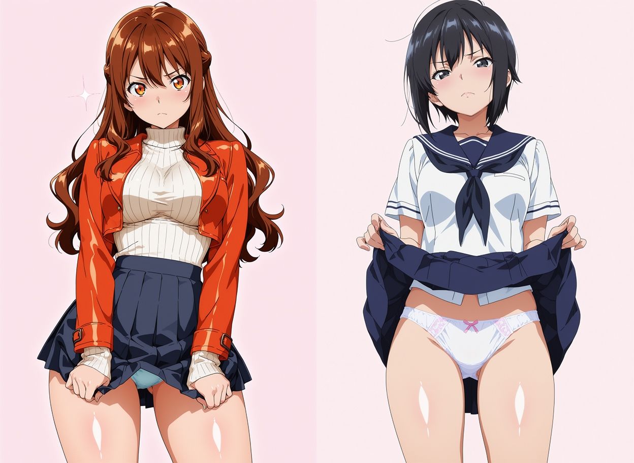パンツを見せてくれる女の子 サンプル1ページ目