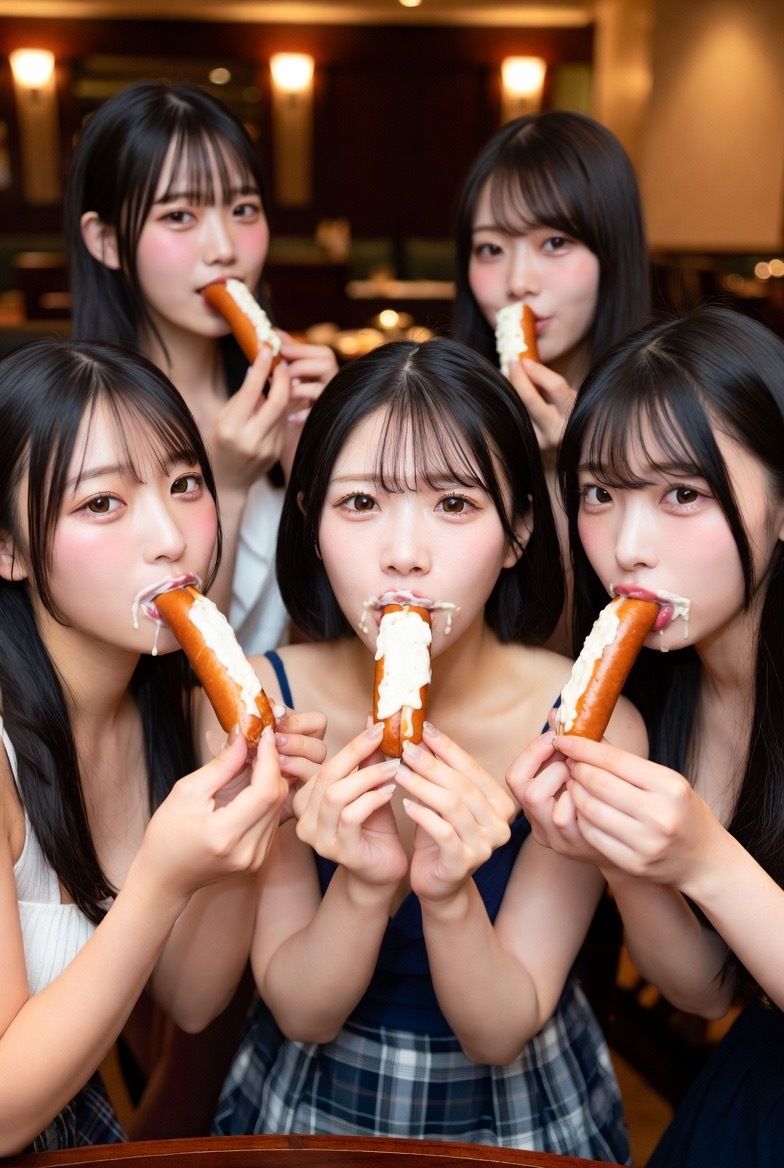 媚薬入り肉棒（フランクフルト）を舐める 画像集 サンプル3ページ目