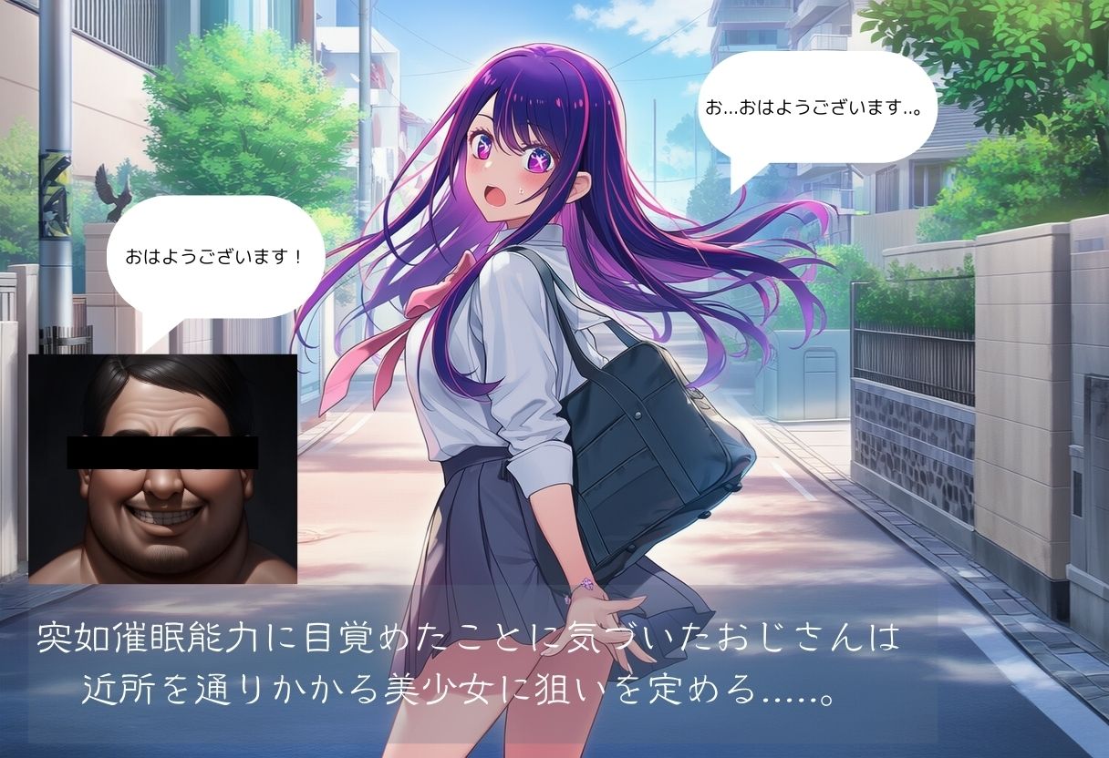 チート催○アプリで洗脳レ○プ〜推しの○編 サンプル1ページ目