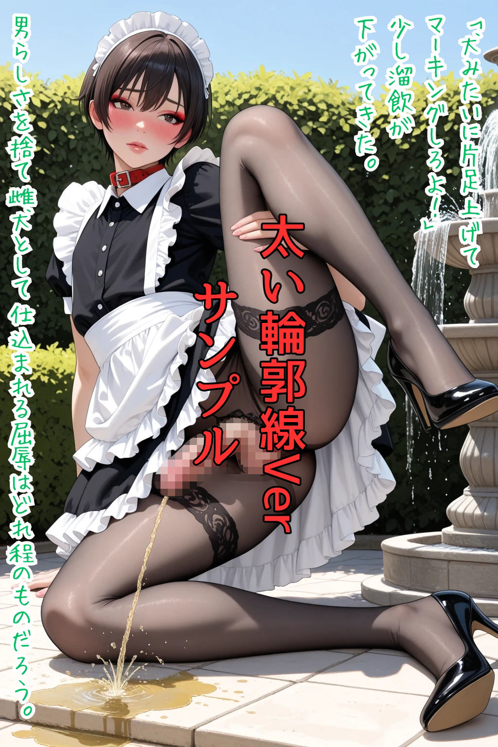 Sissy Captions Mな男の娘のシシーキャプション集2 メイドペットの躾け方 後戻りできないようにきつく躾けて下さい… 優しく壊して… サンプル6ページ目