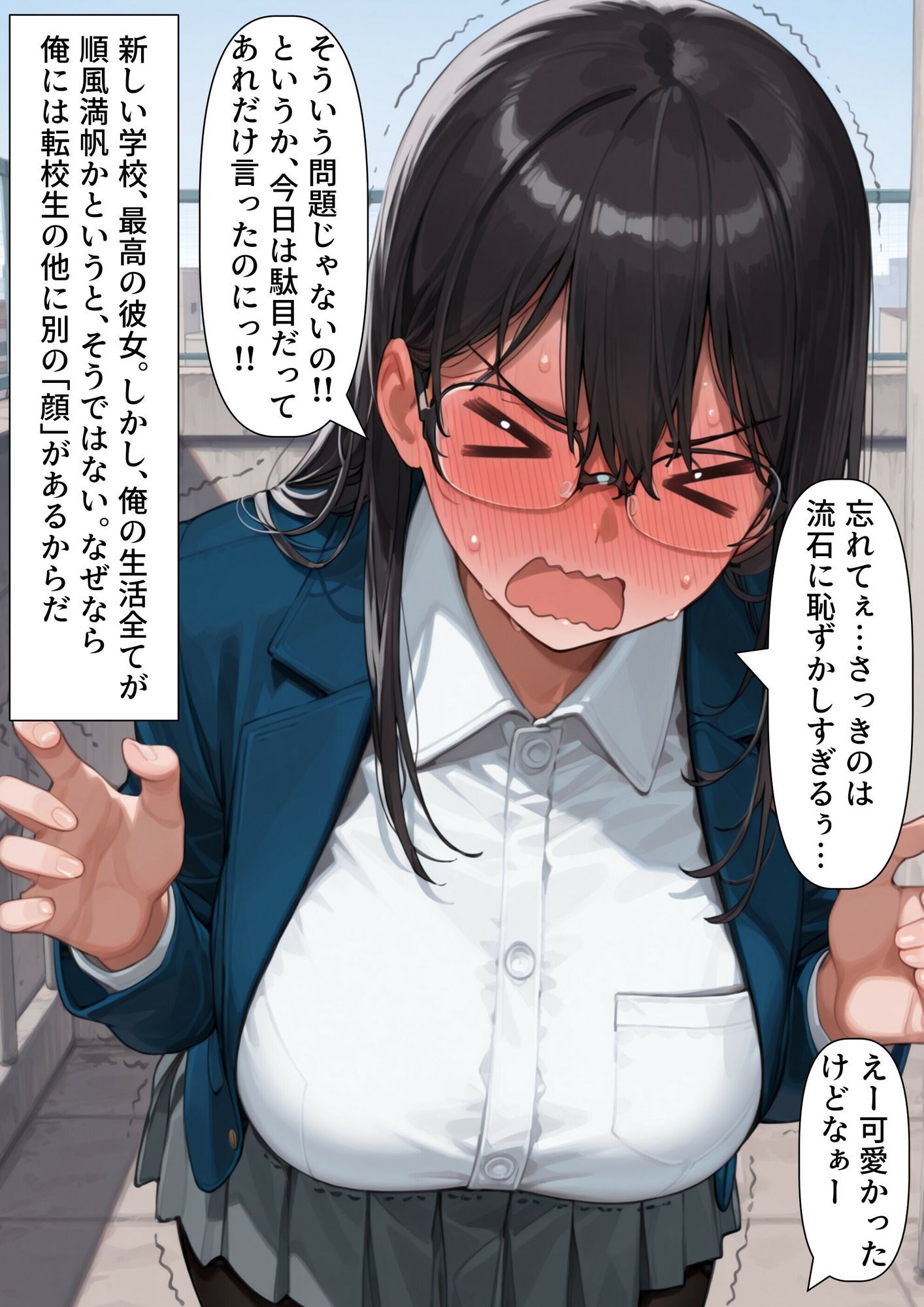 【寄生】触手怪人が魔法少女を乗っ取って闇落ちしたけど、魔法少女の正体は変身した彼女だった！？ サンプル3ページ目