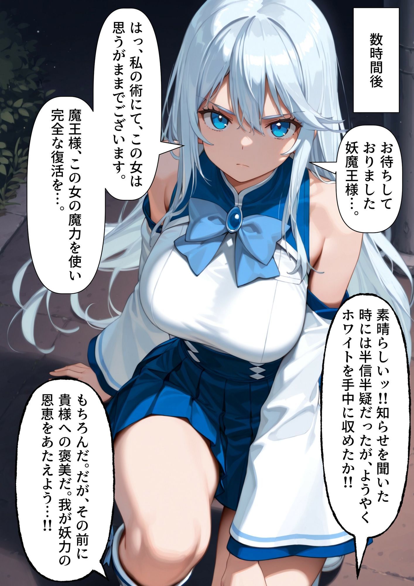 【寄生】触手怪人が魔法少女を乗っ取って闇落ちしたけど、魔法少女の正体は変身した彼女だった！？ サンプル7ページ目