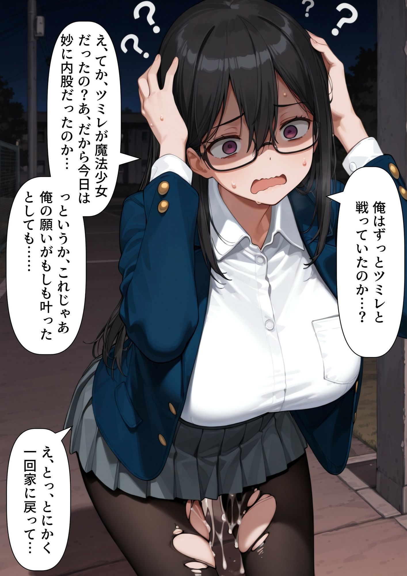 【寄生】触手怪人が魔法少女を乗っ取って闇落ちしたけど、魔法少女の正体は変身した彼女だった！？ サンプル10ページ目