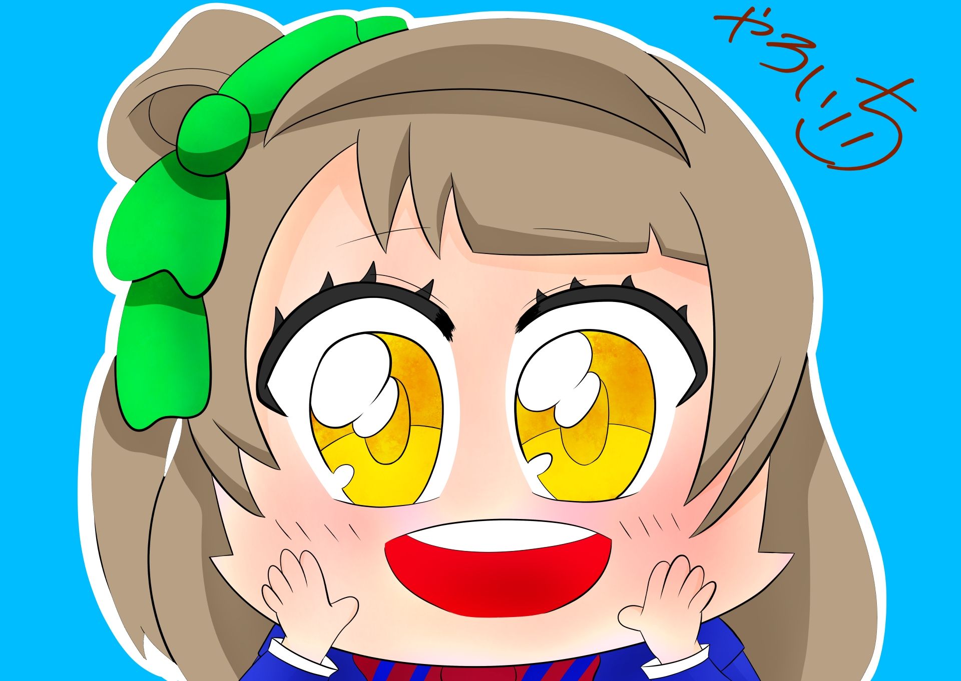 ことりちゃんのイラスト サンプル1ページ目