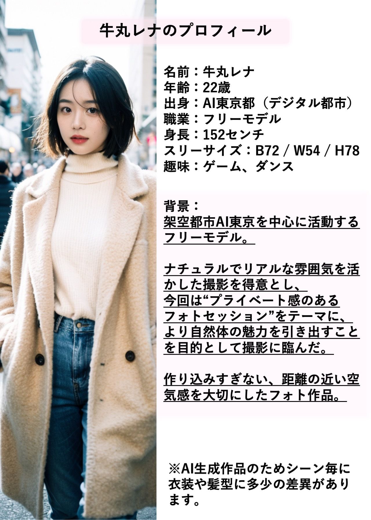 【AIモデル】牛丸レナ ― 魅惑のプライベートセッション ― サンプル2ページ目