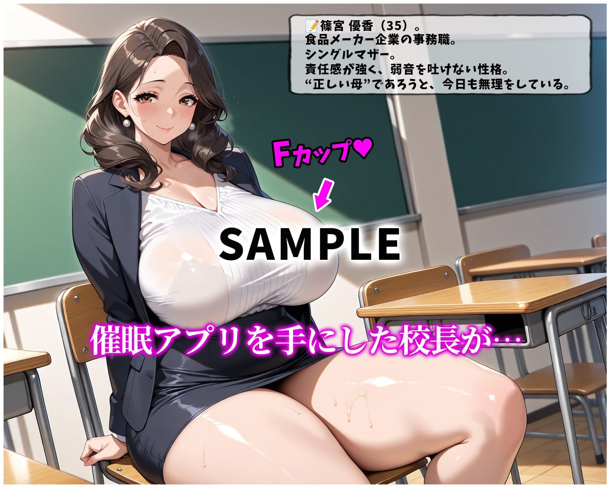 催●支配！狙われたシングルマザーが孕まされるまでの話 サンプル1ページ目
