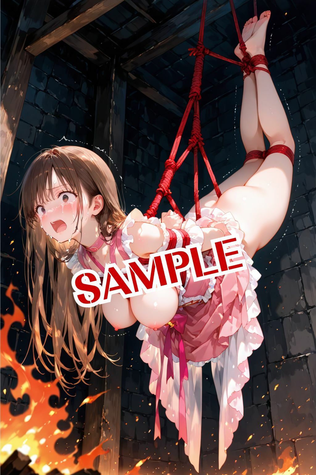 魔法戦士えりな vol.4 監禁 編【後編:拘束と拷問】 サンプル4ページ目