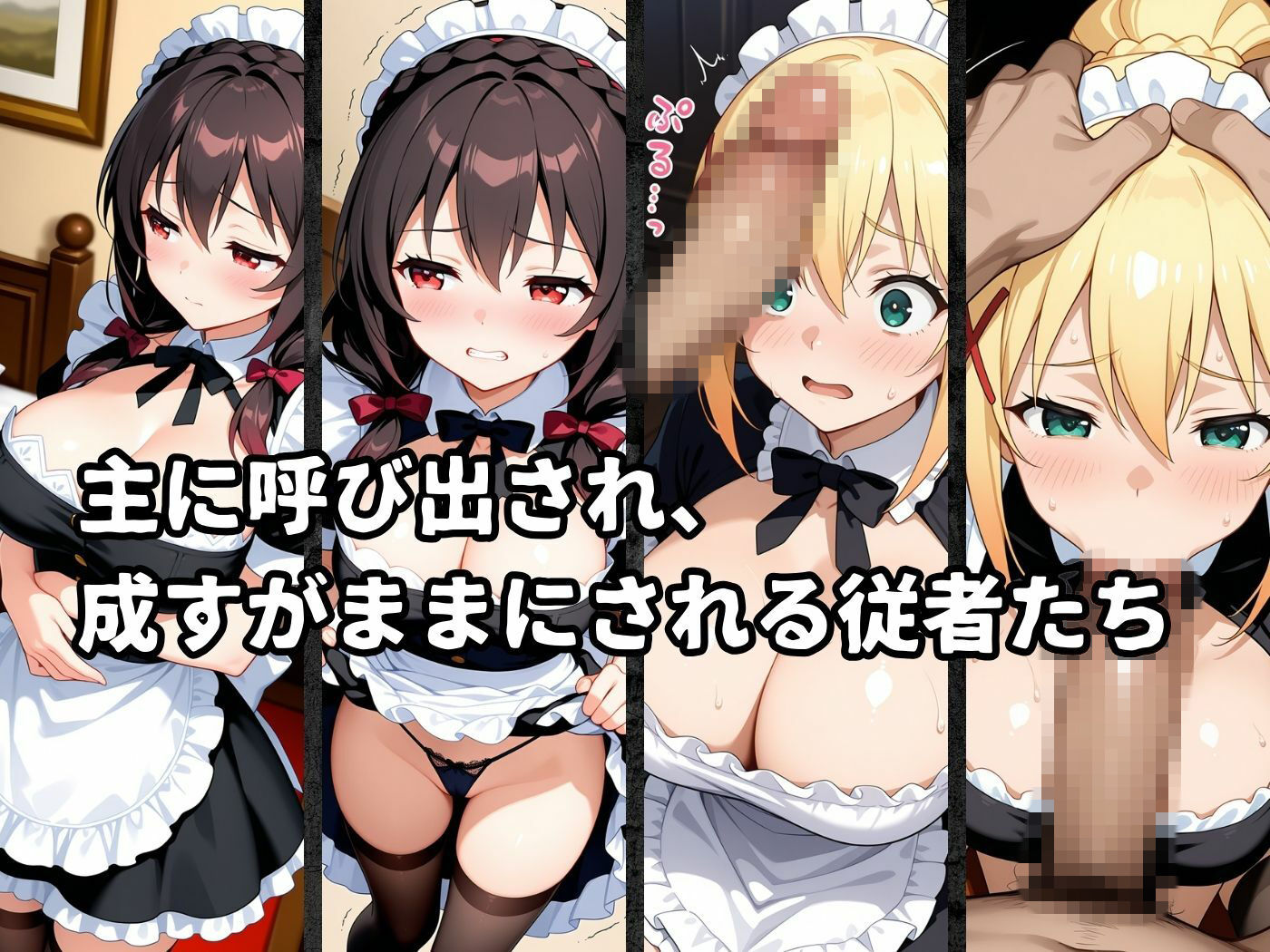 絶対従属誓約書 〜堕ちゆく従者たちの奉仕録〜【ゆん〇ん＆ダク〇ス編】 サンプル2ページ目