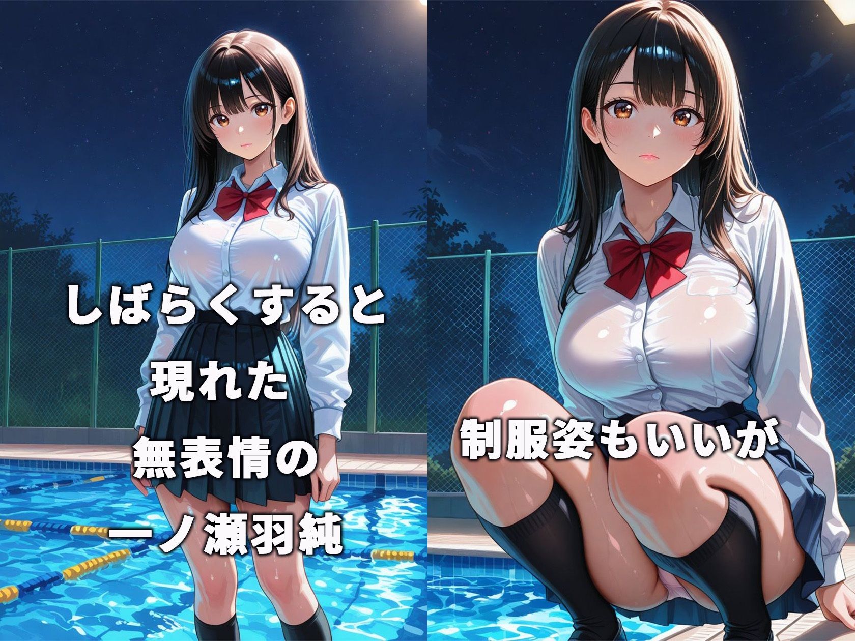 催●簿 part5  卒業アルバムはオナホリスト そのページに載った少女は僕の支配下 〜夜のプールに呼出し編〜 サンプル3ページ目