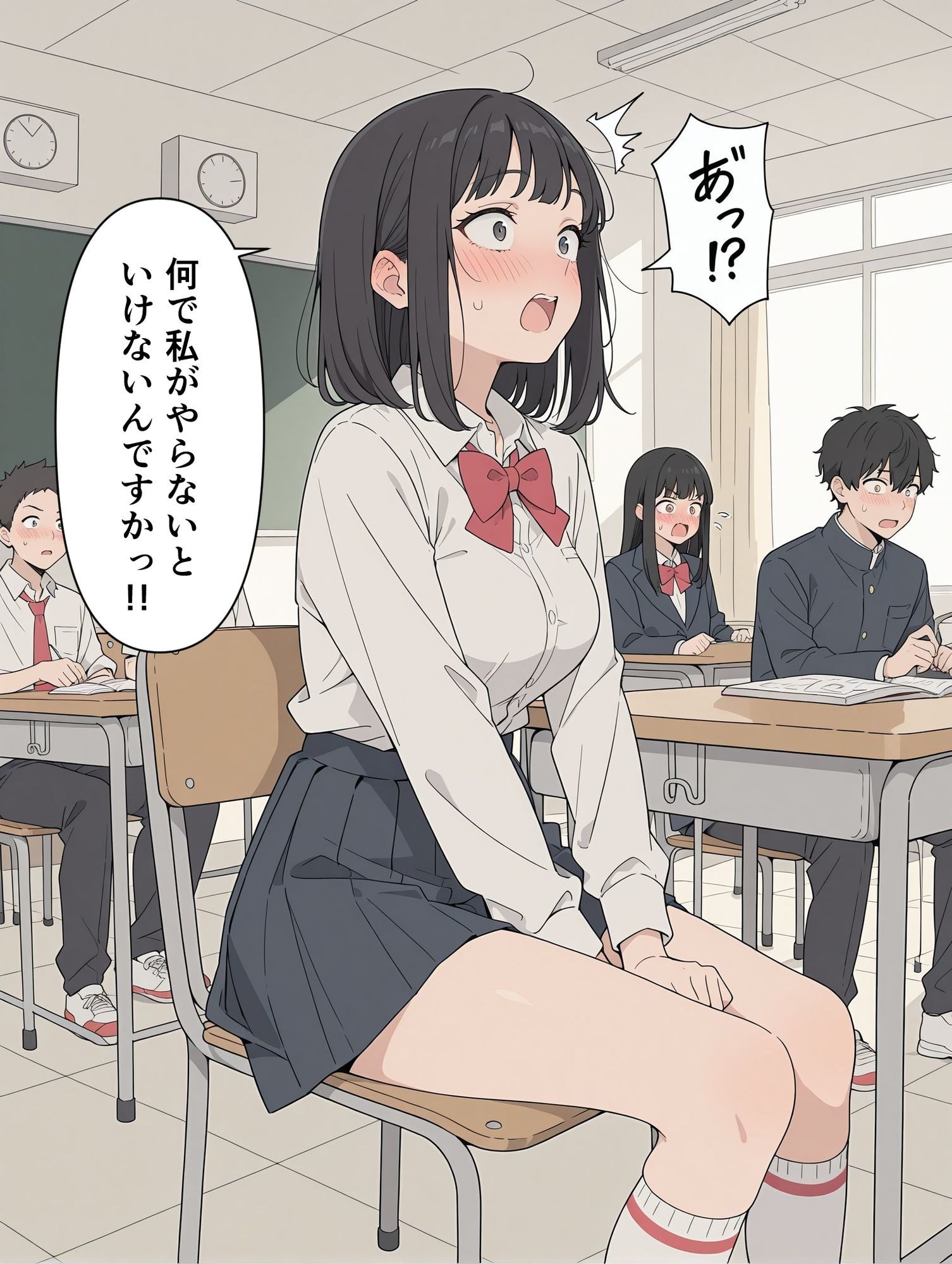 おまんこ係の女の子 サンプル1ページ目