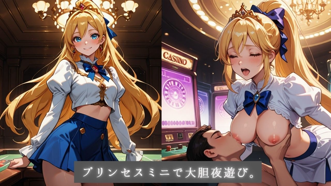 清純プリンセスの着エロカジノ遊戯〜ルーレットテーブルの上 逆バニー衣装で乱れる夜〜 サンプル4ページ目
