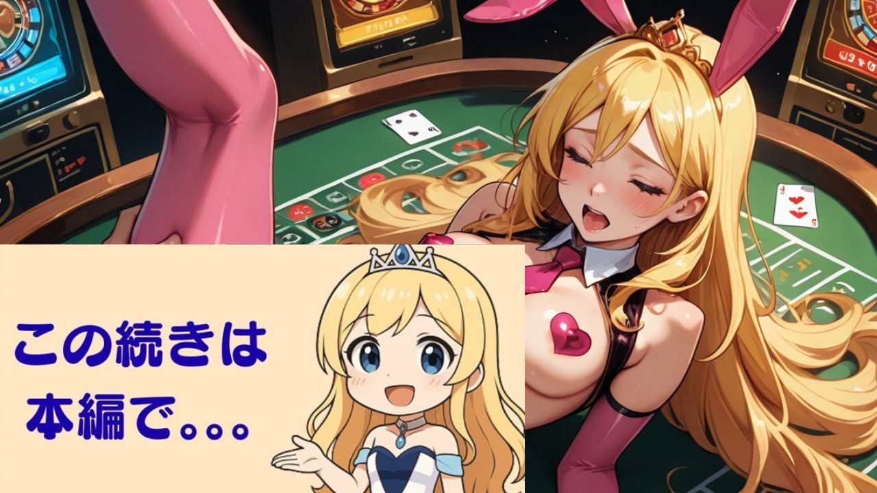 清純プリンセスの着エロカジノ遊戯〜ルーレットテーブルの上 逆バニー衣装で乱れる夜〜 サンプル8ページ目