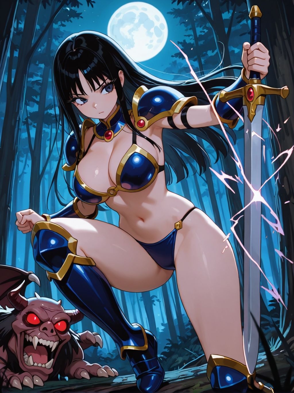 蒼の戦乙女vs魔獣軍団 サンプル1ページ目