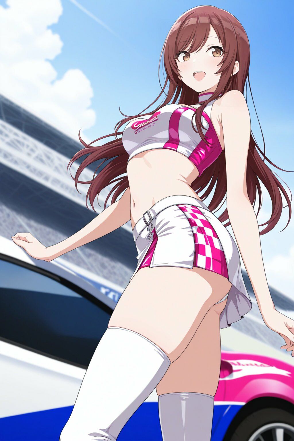 大崎●奈  レースクイーンでキモおじ強●接待 サンプル1ページ目