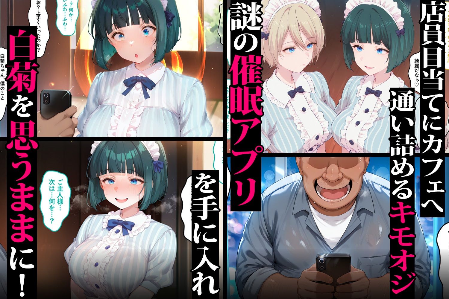 底辺ストーカーの逆転催●（はーと） 紅葉＆白菊がイキ狂い中出しされる話 サンプル1ページ目