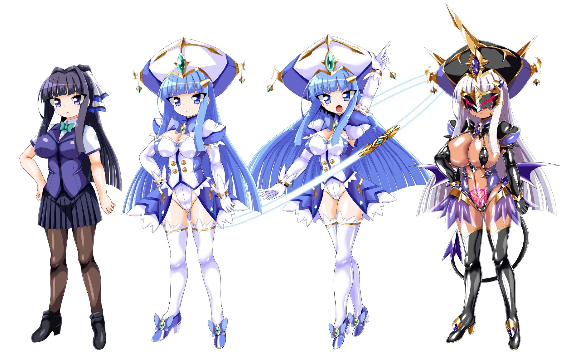 CONCUBINES 魔法少女淫獄篇 4 サンプル1ページ目