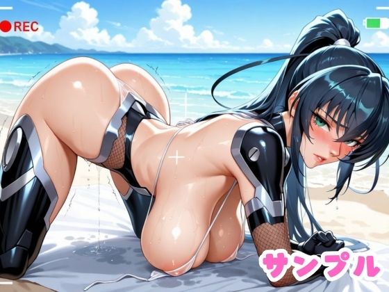 巨乳ヒロイン アサギビキニ撮影会のNTR記録 - 対魔忍 井◯アサギ サンプル9ページ目