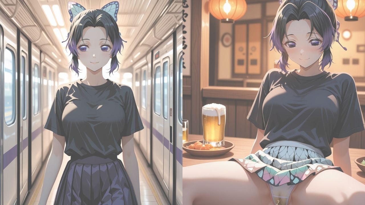 【ミダレ。Ep22】抗えない快楽に沈めたい 酔花ノ宴:胡蝶し〇ぶ編 快楽堕ち序章500枚CG集 サンプル1ページ目
