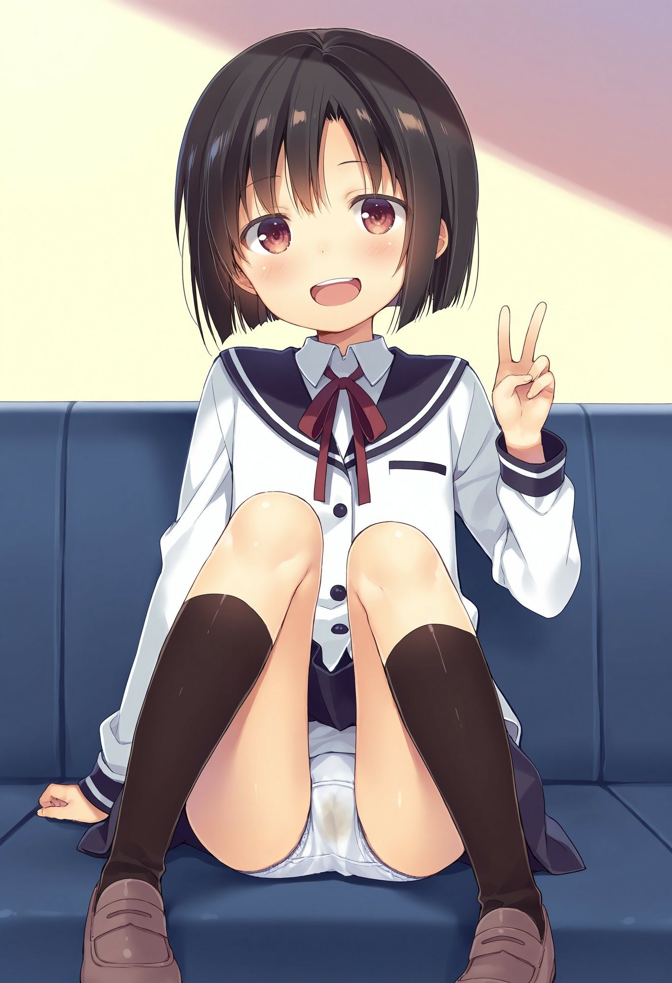 可愛い同級生の汚パンツ サンプル2ページ目